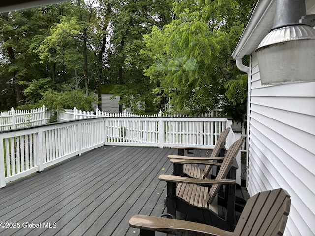 1922 Regent St, Niskayuna, NY 12309 - deck featuring view of scattered trees