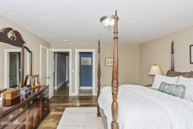 1 Stoneridge Dr, Colonie, NY 12211 - bedroom with dark wood finished floors and baseboards