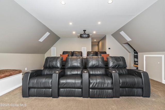 1 Stoneridge Dr, Colonie, NY 12211 - carpeted cinema featuring recessed lighting and lofted ceiling