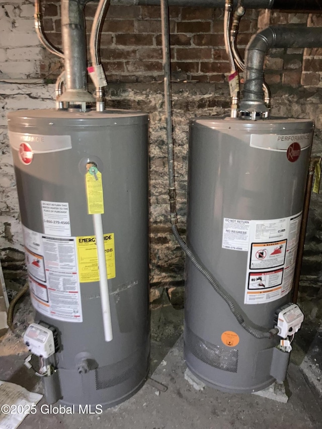45 14th St, Troy, NY 12180 - utility room featuring water heater
