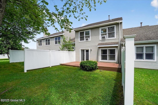 35 Justine Ct, East Greenbush, NY 12144 - back of house with a wooden deck