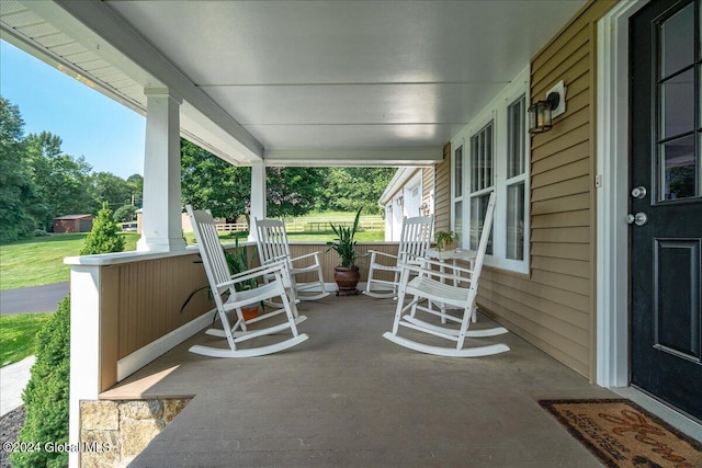 363 Goodman Rd, Fort Ann, NY 12827 - view of covered porch