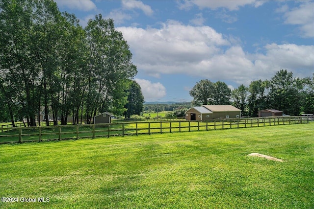 363 Goodman Rd, Fort Ann, NY 12827 - view of yard with a rural view and an outdoor structure