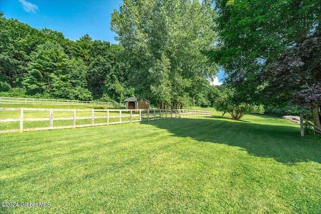 363 Goodman Rd, Fort Ann, NY 12827 - view of yard featuring a view of rural / pastoral area