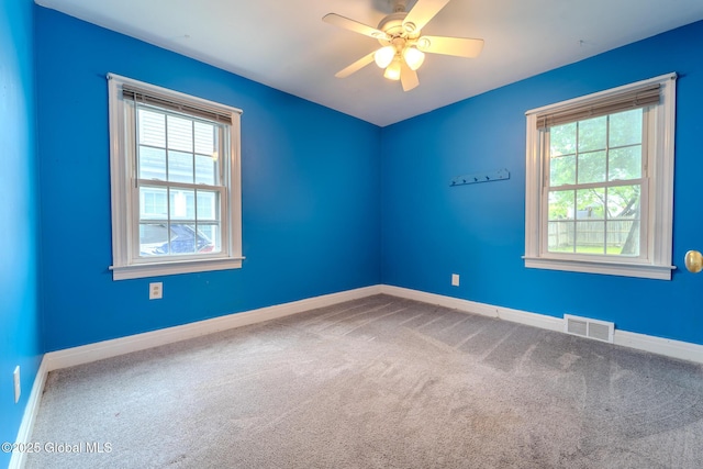 1298 Mcclellan St, Schenectady, NY 12309 - carpeted spare room featuring plenty of natural light and ceiling fan