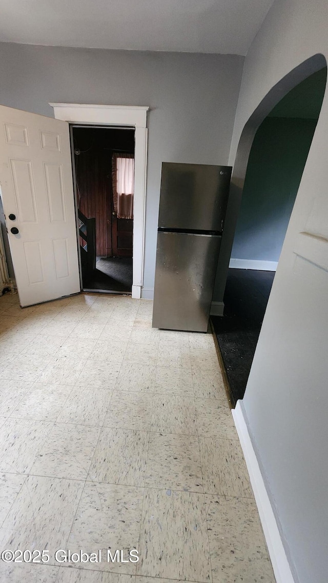 359 2nd Ave, Albany, NY 12209 - hallway with arched walkways and baseboards