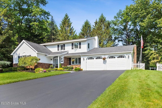 17 Cypress Pt, Clifton Park, NY 12065 - traditional-style home featuring a garage and driveway