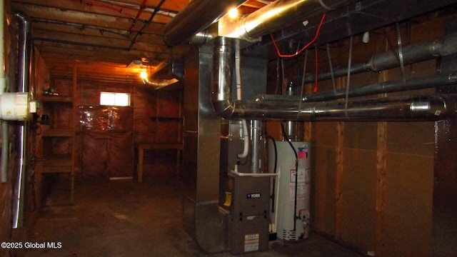 8 Cloverleaf Dr, Warrensburg, NY 12885 - utility room featuring water heater
