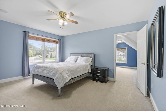 41 Jean Pl, Guilderland, NY 12303 - bedroom featuring light carpet, multiple windows, and a ceiling fan