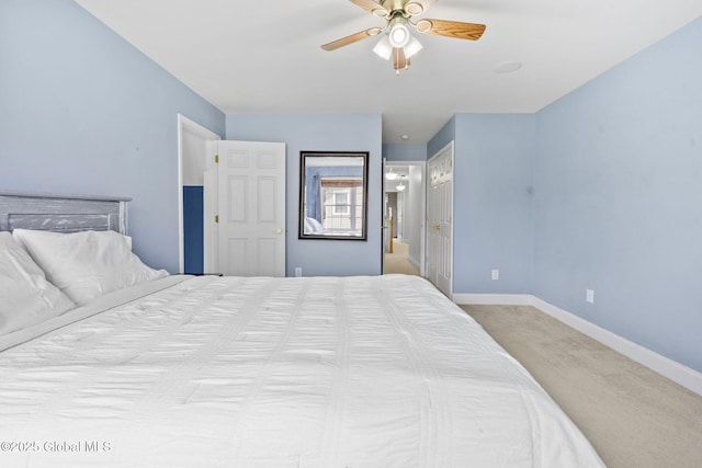 41 Jean Pl, Guilderland, NY 12303 - bedroom featuring carpet flooring, ensuite bath, and a ceiling fan