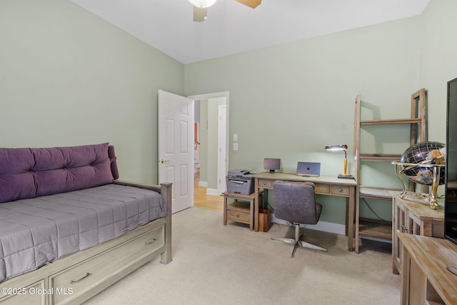 41 Jean Pl, Guilderland, NY 12303 - bedroom featuring carpet flooring, a desk, and a ceiling fan