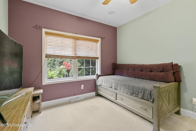 41 Jean Pl, Guilderland, NY 12303 - carpeted bedroom with baseboards and ceiling fan