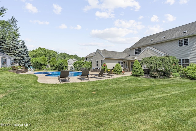 41 Jean Pl, Guilderland, NY 12303 - view of green lawn with a patio area and an outdoor pool