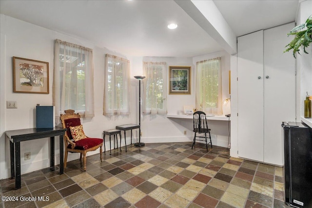 290 Camden Valley Rd, Salem, NY 12873 - sitting room with recessed lighting and dark stone finish flooring