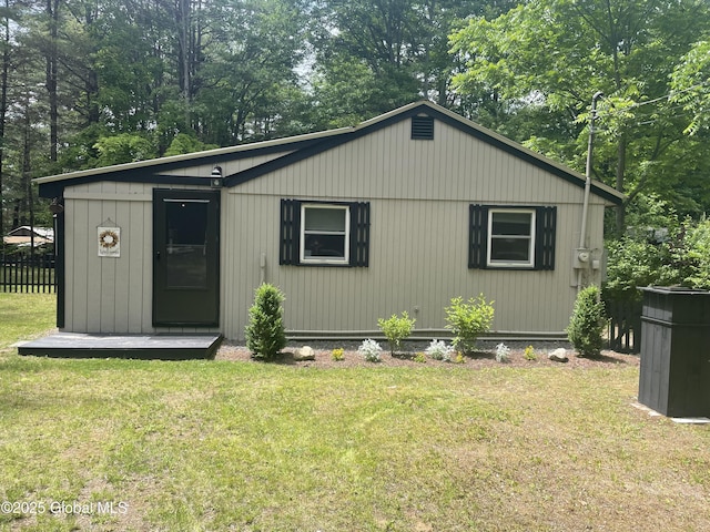 1469 S Shore Rd, Hadley, NY 12835 - view of outdoor structure with view of wooded area