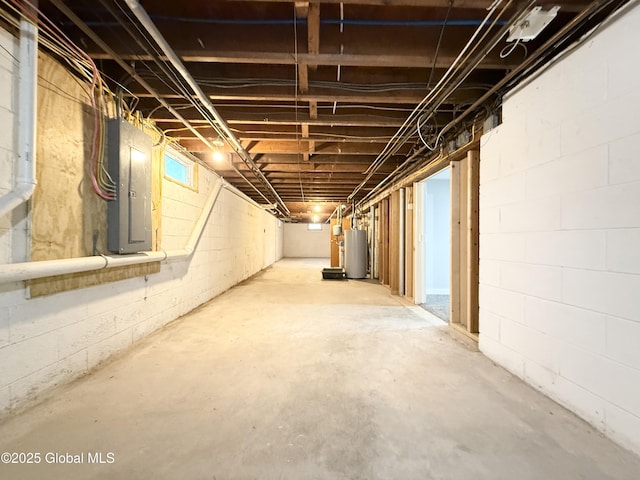 10 Kasper Dr, Colonie, NY 12211 - unfinished below grade area with electric panel and water heater