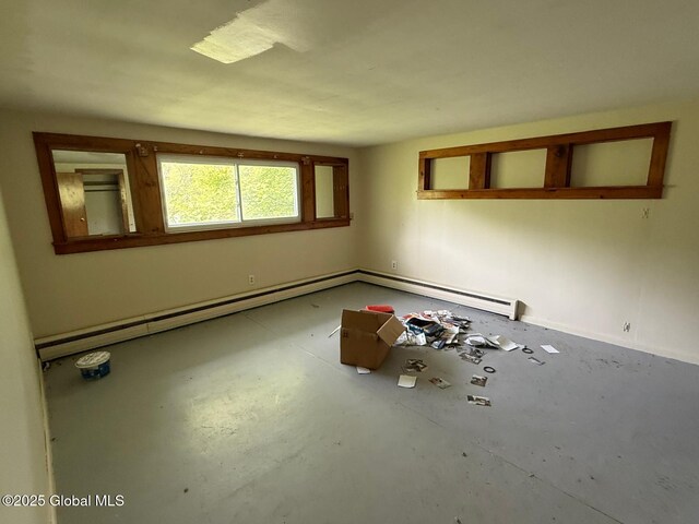 116 Coons Rd, Middleburgh, NY 12122 - empty room featuring concrete floors and baseboards