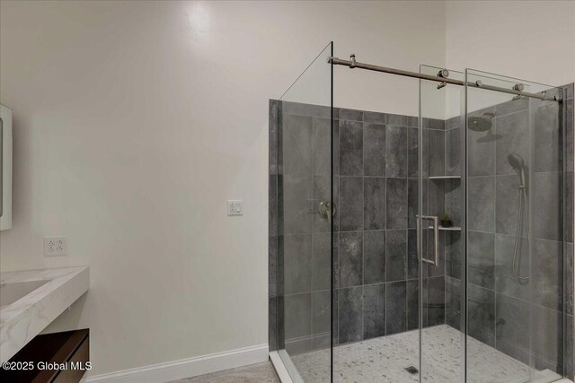 6 Maple Ter, Bethlehem, NY 12054 - full bath featuring a shower stall and vanity
