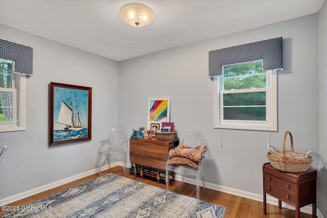 3083 E Old State Rd, Guilderland, NY 12303 - sitting room featuring wood finished floors and baseboards