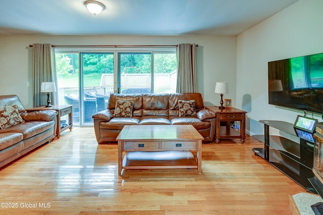 4 Tomohawk Pl, Johnstown, NY 12095 - living area with healthy amount of natural light and light wood finished floors