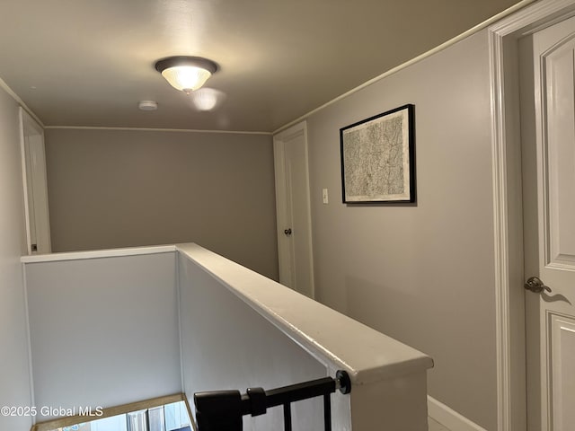 3 Meacham St, Port Henry, NY 12974 - corridor with an upstairs landing and baseboards