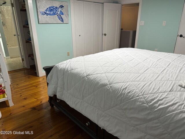 3 Meacham St, Port Henry, NY 12974 - bedroom with hardwood / wood-style floors and a closet