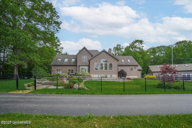 2034 Duanesburg Churches Rd, Duanesburg, NY 12053 - view of front facade featuring a chimney and stone siding
