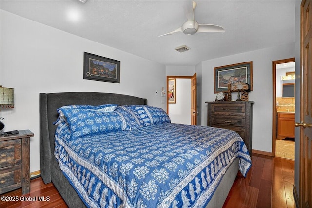 2034 Duanesburg Churches Rd, Duanesburg, NY 12053 - bedroom with hardwood / wood-style flooring and a ceiling fan