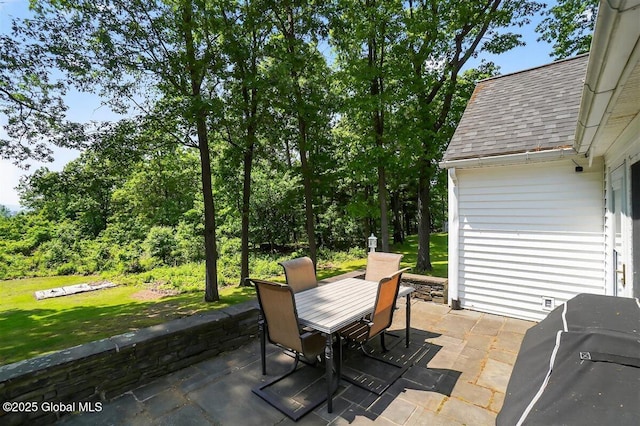 47 Mountainview Ter, North Greenbush, NY 12144 - view of patio featuring outdoor dining space