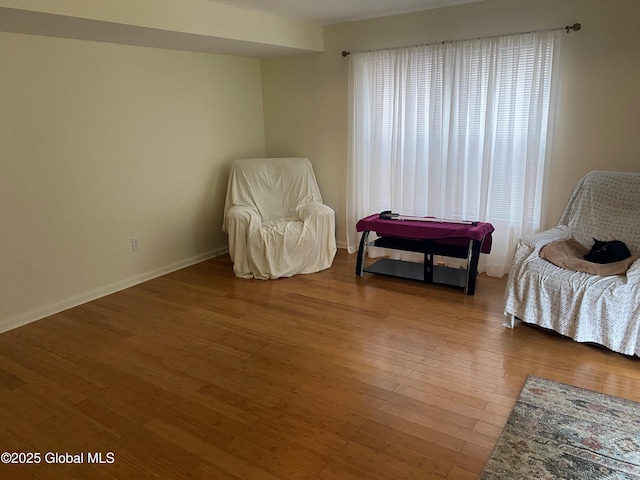 485 Chadwick Rd, Schenectady, NY 12304 - living area with hardwood / wood-style floors and baseboards