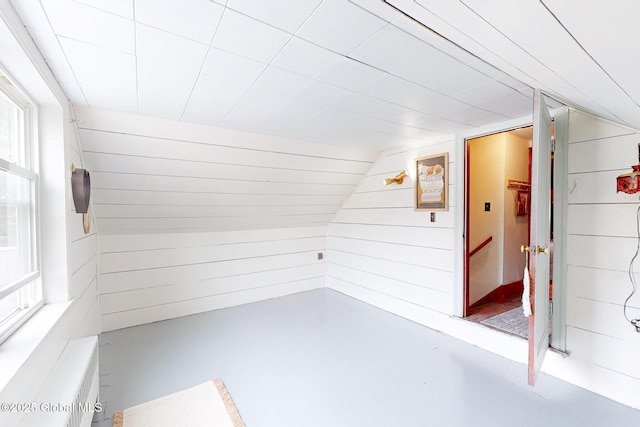 9 Arlene Ave, Guilderland, NY 12203 - additional living space with wooden walls and concrete floors