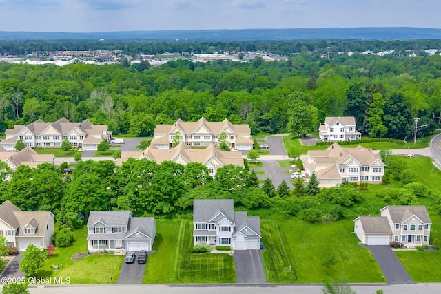 113 Fieldstone Dr, Niskayuna, NY 12304 - aerial view of residential area with a forest