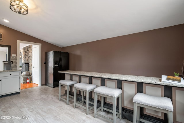 4A High Pines Ter, Warrensburg, NY 12817 - dining area featuring light wood finished floors and lofted ceiling