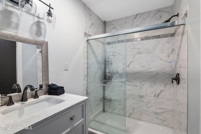 4A High Pines Ter, Warrensburg, NY 12817 - full bathroom with a shower with door and vanity