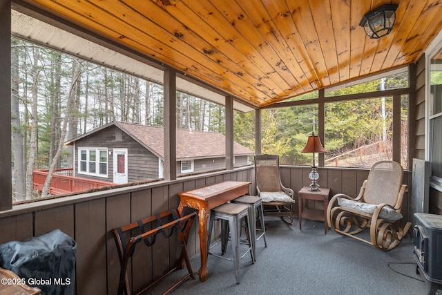 4A High Pines Ter, Warrensburg, NY 12817 - sunroom featuring lofted ceiling