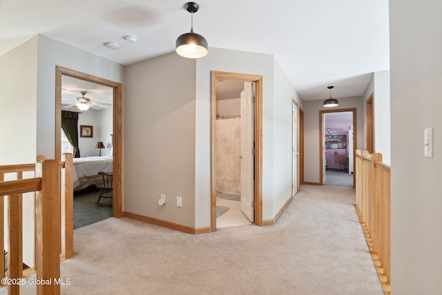 10 Overlook Dr, Wilton, NY 12831 - hallway with light carpet
