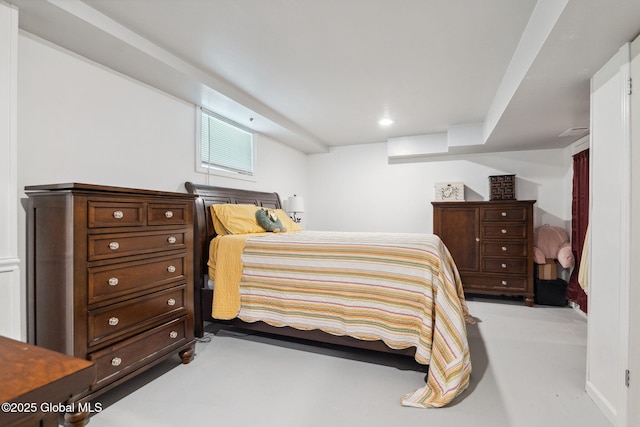 10 Overlook Dr, Wilton, NY 12831 - bedroom with concrete floors