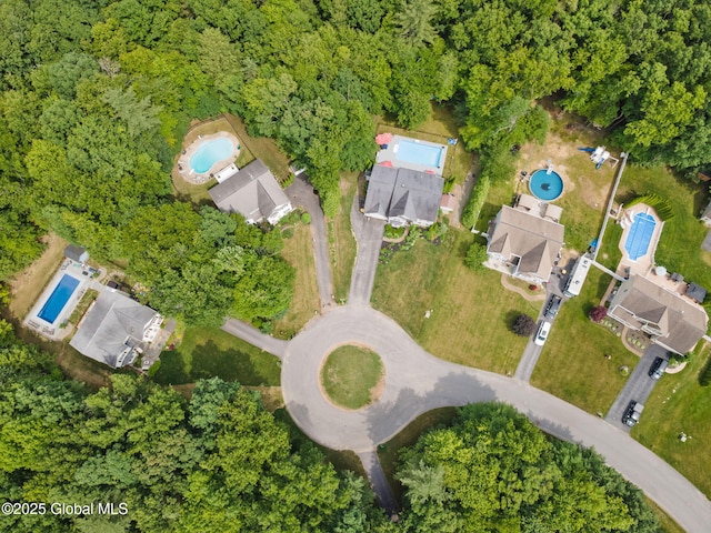 10 Overlook Dr, Wilton, NY 12831 - aerial overview of property's location with a pool