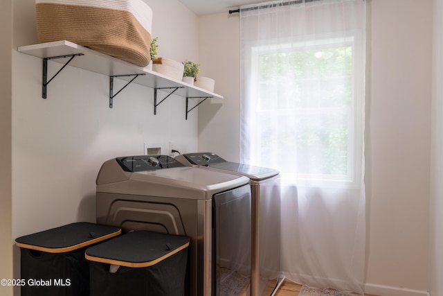 76 Hoffman Ct, Milton, NY 12020 - laundry room featuring separate washer and dryer