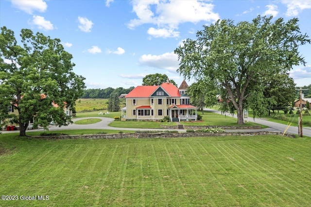 284 Edgemont Rd, Moriah, NY 12960 - view of front of home featuring a front lawn and a metal roof
