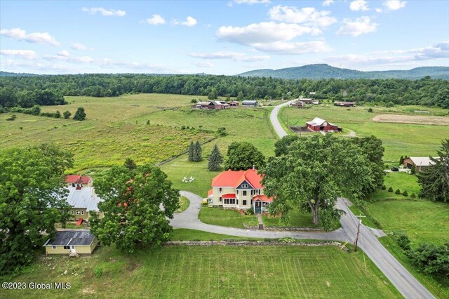 284 Edgemont Rd, Moriah, NY 12960 - overview of rural landscape featuring a mountainous background