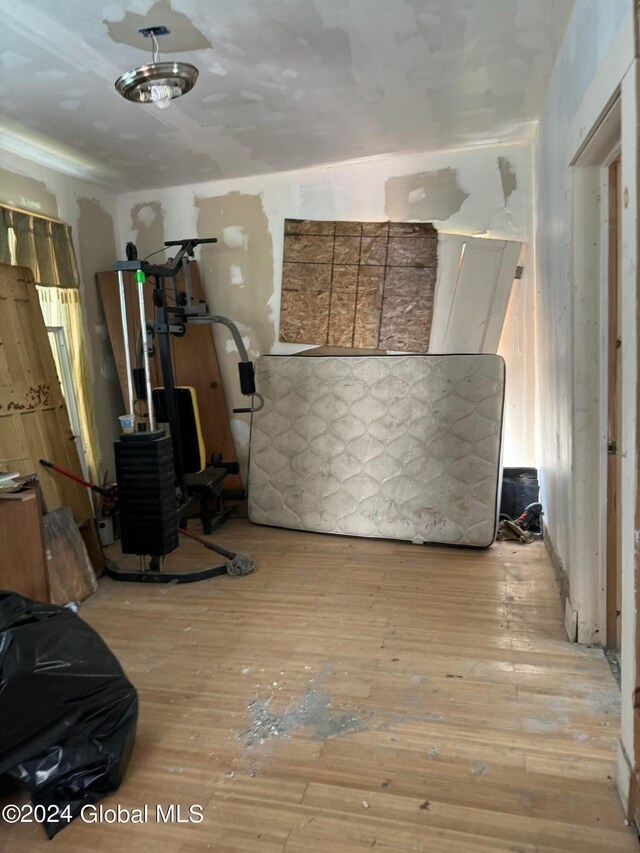 112 Mason St, Johnstown, NY 12095 - misc room with wood-type flooring