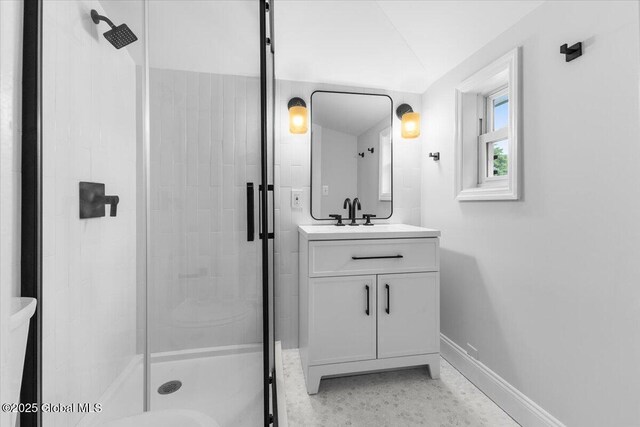 2321 1st Ave, Rotterdam, NY 12303 - full bathroom with a stall shower and vanity