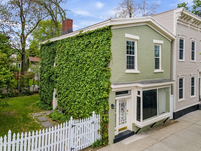 462-470 2nd Ave, Troy, NY 12182 - view of front of home with a chimney and entry steps