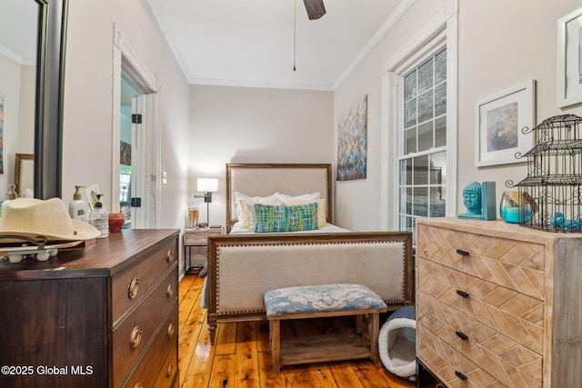 462-470 2nd Ave, Troy, NY 12182 - bedroom featuring light wood-style floors and ornamental molding
