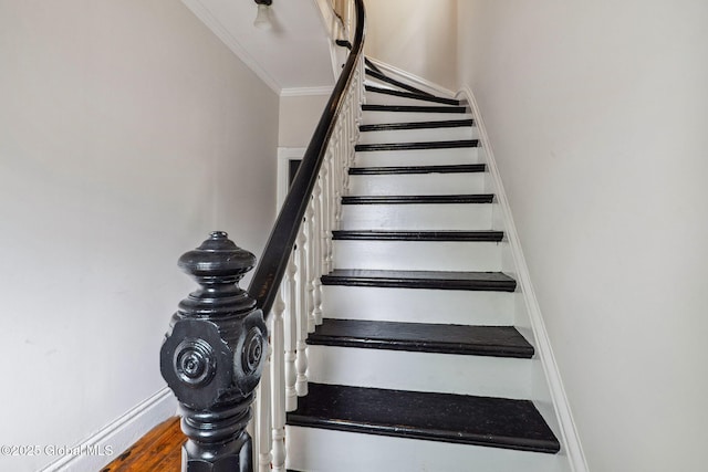 462-470 2nd Ave, Troy, NY 12182 - stairway with ornamental molding and wood finished floors