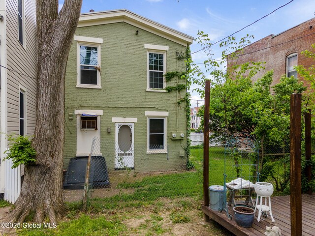 462-470 2nd Ave, Troy, NY 12182 - view of front of home featuring brick siding and a deck