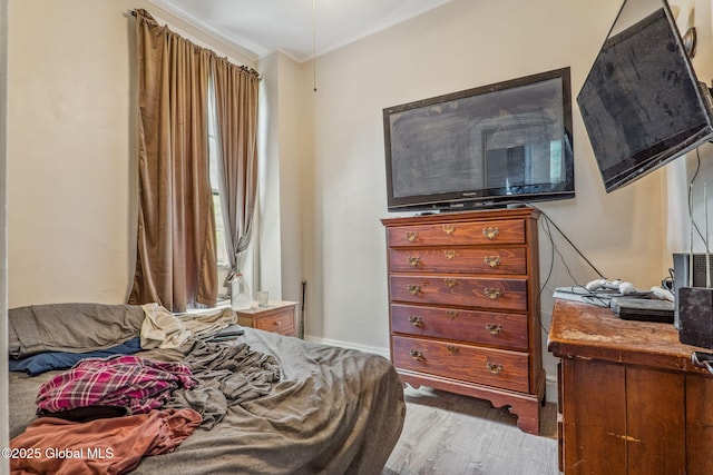 462-470 2nd Ave, Troy, NY 12182 - bedroom with wood finished floors and crown molding
