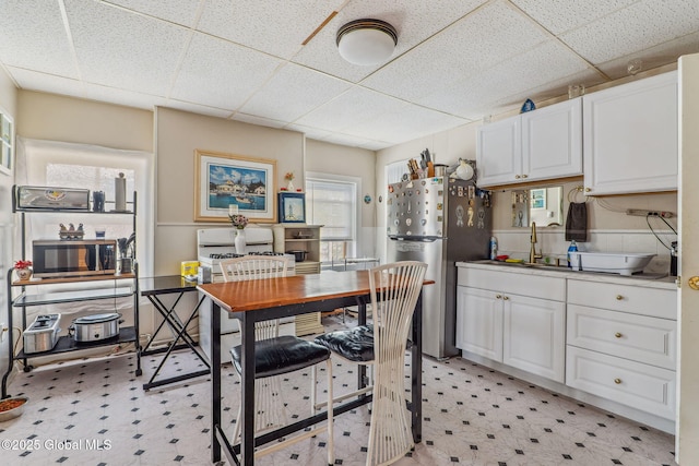 462-470 2nd Ave, Troy, NY 12182 - dining room with a paneled ceiling and light floors