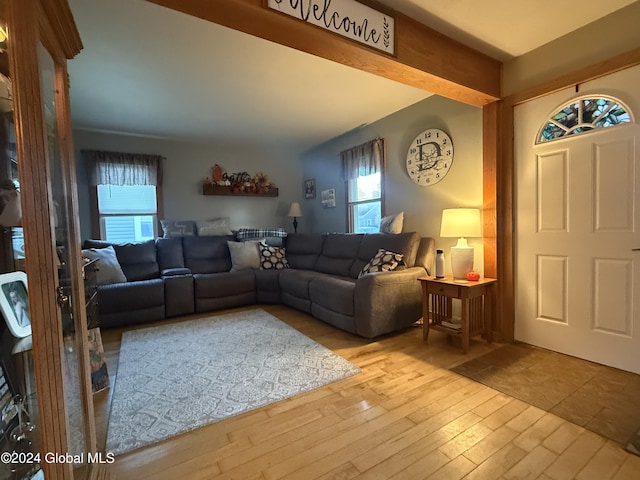 31 Wilson Ave, South Glens Falls, NY 12803 - living area featuring healthy amount of natural light and wood-type flooring
